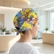 Lade das Bild in den Galerie-Viewer, Work Hat Colorful Splash Ink Style 26.5x13.5cm
