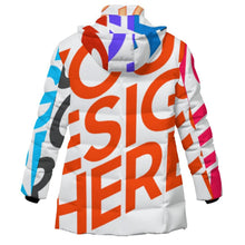 Lade das Bild in den Galerie-Viewer, Multi-Image-Druck Damen / Frauen Kapuzenjacke aus Baumwolle mit Reißverschluss MWL516 mit Fotos Muster Text Logo selbst gestalten und bedrucken
