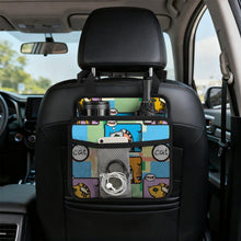 Lade das Bild in den Galerie-Viewer, Personalisierter Auto-Organizer aus PU-Leder mit Tragegriff
