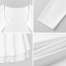 Lade das Bild in den Galerie-Viewer, Square Neckline Ruffled Mini Dress 1 (48)
