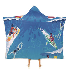 Lade das Bild in den Galerie-Viewer, Kapuzendecke Bedrucken | Wearable Blanket | Arktis-Fleece &amp; HD-Druck
