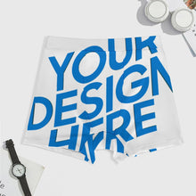 Lade das Bild in den Galerie-Viewer, Einzelbild-Design Herren Unterhose / Männer Boxershort mit Eisseide und Taille SDS025 mit Fotos Muster Text Logo selbst gestalten und bedrucken
