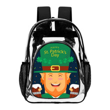 Lade das Bild in den Galerie-Viewer, Personalisierter transparenter Rucksack mit Mesh-Seitentaschen
