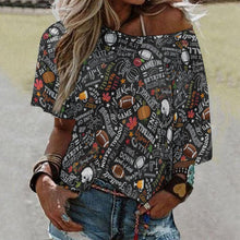 Lade das Bild in den Galerie-Viewer, Oversize Shirt Selbst Gestalten | Fledermausärmel &amp; Schulterfrei | S-5XL
