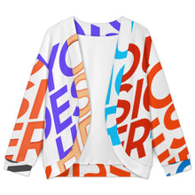 Lade das Bild in den Galerie-Viewer, Multi-Image-Druck Damen / Frauen Pullover Strickjacke mit weit überschnittenen Schultern und langen Ärmeln LM561 mit Fotos Muster Text Logo selbst gestalten und bedrucken

