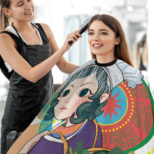 Lade das Bild in den Galerie-Viewer, Professioneller Friseurumhang mit Logo | Haarschneideumhang bedrucken
