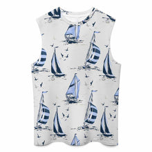 Lade das Bild in den Galerie-Viewer, Einzelbilddruck Männer / Herren Tanktop Ärmelloses T-Shirt A66K mit Fotos Muster Text Logo selbst gestalten und bedrucken
