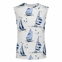 Lade das Bild in den Galerie-Viewer, Einzelbilddruck Männer / Herren Tanktop Ärmelloses T-Shirt A66K mit Fotos Muster Text Logo selbst gestalten und bedrucken
