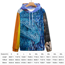 Lade das Bild in den Galerie-Viewer, Multi-Image-Design Loses Taschenloses All-Print-Sweatshirt AMZ für Unisex mit Foto Design Motiv Text selbst gestalten und bedrucken
