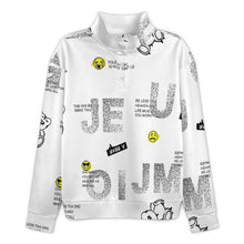 Lade das Bild in den Galerie-Viewer, Unisex Sweatshirt mit langen Ärmeln und Stehkragen mit Foto Design Motiv Text selbst gestalten und bedrucken
