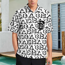 Lade das Bild in den Galerie-Viewer, Herren Kurzarmhemd mit Revers und Taschen B339 mit Fotos Muster Text Logo selbst gestalten und bedrucken
