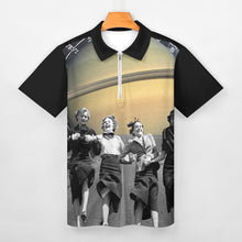 Lade das Bild in den Galerie-Viewer, Herren Vollprint Reiner Baumwolle Polo Shirt mit Reißverschluss B470 mit Foto Muster Text Logo selbst gestalten und bedrucken
