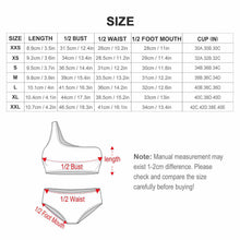 Lade das Bild in den Galerie-Viewer, Sexy Bustier Bikini Set BK2078 mit One-Schulter-Form Top und hoher Taille Bikini-Hose - Damen / Frauen - selbst gestalten und bedrucken
