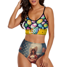 Lade das Bild in den Galerie-Viewer, Multi-Image-Druck Damen / Frauen Bikini 2-tlg.Set Bustier Bikinis BK2139 mit Foto selbst gestalten und bedrucken
