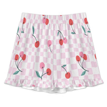 Lade das Bild in den Galerie-Viewer, Einzelbilddruck Damen / Frauen Rüschen Pyjama Set mit kurzen Ärmeln C11TZ mit Foto Design Motiv Text selbst gestalten und bedrucken
