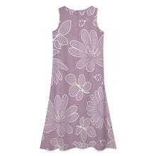 Lade das Bild in den Galerie-Viewer, Einzelbilddruck Damen / Frauen Ärmelloses Kleid mit Rundhalsausschnitt C15Q selbst gestalten und bedrucken
