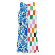 Lade das Bild in den Galerie-Viewer, Multi-Image-Design Damen / Frauen Rundhalsausschnitt Weste Kleid C17Q selbst gestalten und bedrucken
