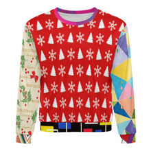 Lade das Bild in den Galerie-Viewer, Multi-Image-Design Herren / Männer Langärmeliges Pullover Sweatshirt C20H mit Foto Design Motiv Text selbst gestalten und bedrucken
