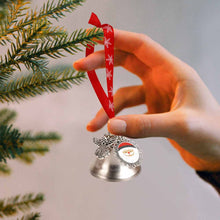 Lade das Bild in den Galerie-Viewer, Christbaumschmuck Glocken Anhänger Weihnachtsglocken für Weihnachtsdeko mit Foto Design Motiv Text selbst gestalten und bedrucken

