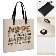 Lade das Bild in den Galerie-Viewer, Damen Leder Handtasche Shopper mit Foto Design Motiv Text selbst gestalten und bedrucken
