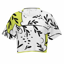 Lade das Bild in den Galerie-Viewer, Damen / Frauen Rundhalsshirt Crop Top Tee Shirt Strandshirt MSYX253 mit Foto Design Motiv Text selbst gestalten und bedrucken (Simple Design)
