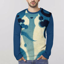Lade das Bild in den Galerie-Viewer, Voll Druck Reiner Baumwolle Herren / Männer Langarmshirt T-shirt EL mit Fotos Muster Text Logo selbst gestalten und bedrucken
