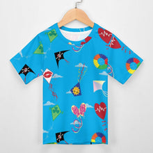 Lade das Bild in den Galerie-Viewer, Voll Druck Reiner Baumwolle Kinder T-Shirt ET mit Foto Design Motiv Text selbst gestalten und bedrucken
