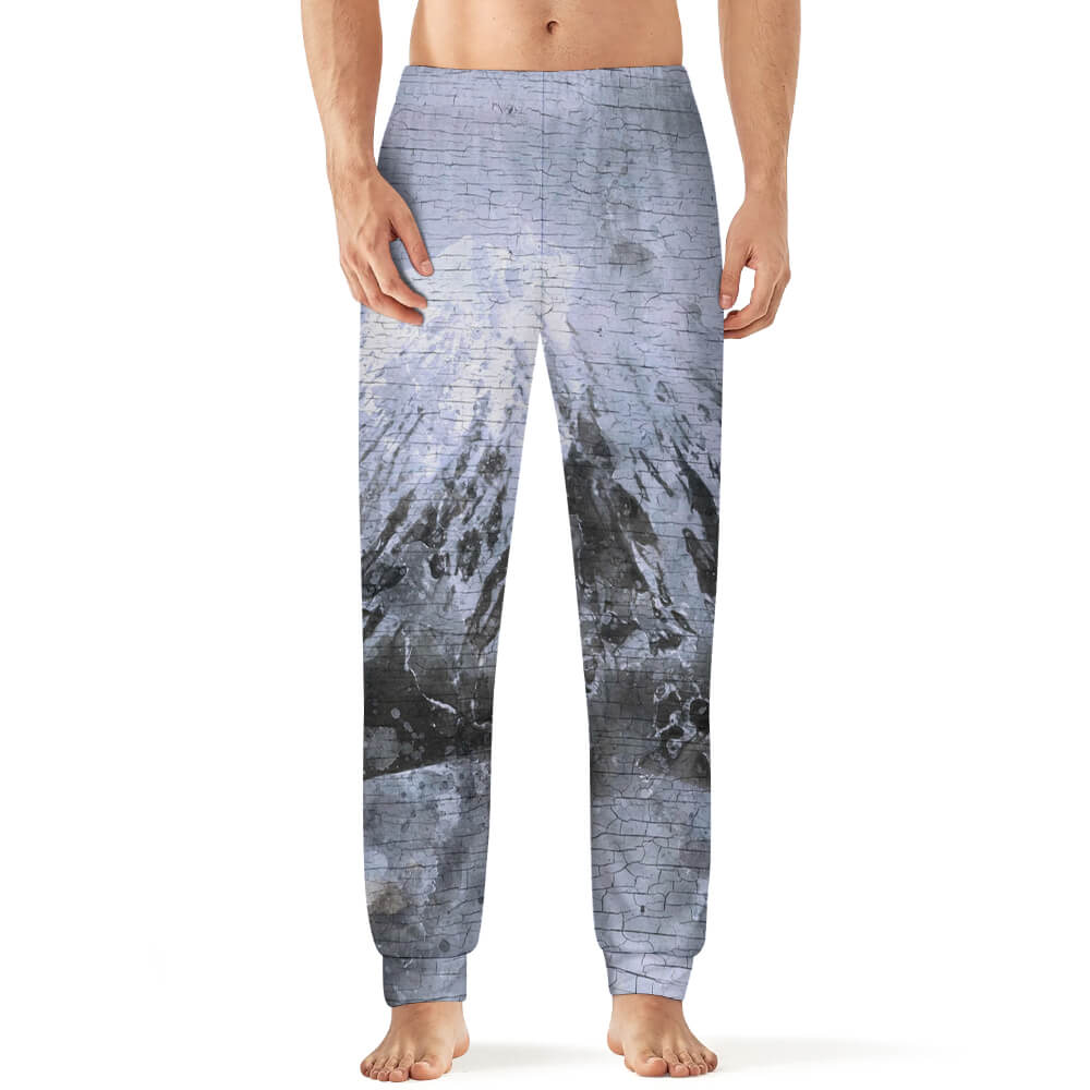 Schlafanzug Hose Herren Mit Cartoon-Bär - Bequem & Mit Taschen Für Lounge & Urlaub