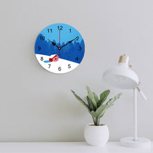 Lade das Bild in den Galerie-Viewer, Einfachheit PVC Wanduhr online selbst gestalten und bedrucken
