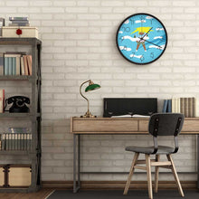 Lade das Bild in den Galerie-Viewer, Fashion Wanduhr ohne Tickgeräusche im modern Stil mit Lautlosem Uhrwerk - Große Wand Uhr 25 cm für Büro Küche Schlafzimmer Wohnzimmer Klassenzimmer mit Fotos Muster Text Logo selbst gestalten und bedrucken
