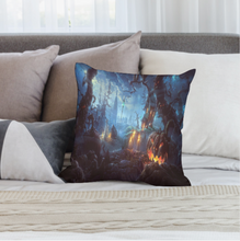 Lade das Bild in den Galerie-Viewer, Halloween Dekoration Polyester Kissenbezug Kuschelkissen Kissenhülle 4er-Set mit Foto Design Motiv Text selbst gestalten und bedrucken
