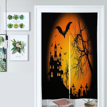 Lade das Bild in den Galerie-Viewer, Halloween Dekoration Türvorhang Hanf 86x143cm (Muster Spleiß Druck) mit Foto Design Motiv Text selbst gestalten und bedrucken
