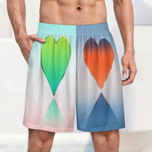 Lade das Bild in den Galerie-Viewer, Multi-Image-Design Herren Männer Schlafhose Kurz Pyjamashorts Mix &amp; Relax LM012 mit Foto Design Motiv Text selbst gestalten und bedrucken
