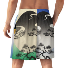 Lade das Bild in den Galerie-Viewer, Multi-Image-Design Herren Männer Schlafhose Kurz Pyjamashorts Mix &amp; Relax LM012 mit Foto Design Motiv Text selbst gestalten und bedrucken
