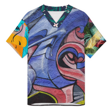Lade das Bild in den Galerie-Viewer, Multi-Image-Design Herren / Männer T-Shirt mit V-Ausschnitt J20T mit Foto Design Motiv Text selbst gestalten und bedrucken (Simple Design)
