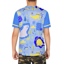 Lade das Bild in den Galerie-Viewer, Kinder Baseball T-Shirt J81T mit Foto Design Motiv Text selbst gestalten und bedrucken
