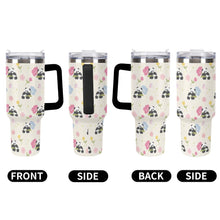 Lade das Bild in den Galerie-Viewer, 40OZ Ice King Cup mit großem Fassungsvermögen aus Edelstahl 304 mit Fotos Muster Text Logo selbst gestalten und bedrucken
