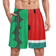 Lade das Bild in den Galerie-Viewer, Einzelbild-Design Herren / Männer Eisseide Schlafhose Kurz Pyjamashorts Mix &amp; Relax LM012 mit Foto Design Motiv Text selbst gestalten und bedrucken
