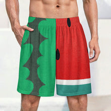 Lade das Bild in den Galerie-Viewer, Einzelbild-Design Herren / Männer Eisseide Schlafhose Kurz Pyjamashorts Mix &amp; Relax LM012 mit Foto Design Motiv Text selbst gestalten und bedrucken
