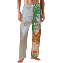 Lade das Bild in den Galerie-Viewer, Multi-Image-Design Herren Männer Lockerer Pyjamas Schlafanzug LM071 mit Foto Design Motiv Text selbst gestalten und bedrucken
