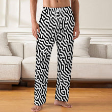 Lade das Bild in den Galerie-Viewer, Voll Druck Reiner Baumwolle Herren / Männer Lockerer Pyjamas Schlafanzug LM071 mit Foto Design Motiv Text selbst gestalten und bedrucken
