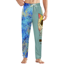 Lade das Bild in den Galerie-Viewer, Multi-Image-Design Herren / Männer Plüschiger lockerer Zuhause Pyjamahose LM071 mit Foto Design Motiv Text selbst gestalten und bedrucken
