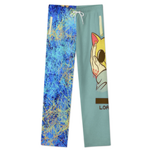 Lade das Bild in den Galerie-Viewer, Multi-Image-Design Herren / Männer Plüschiger lockerer Zuhause Pyjamahose LM071 mit Foto Design Motiv Text selbst gestalten und bedrucken
