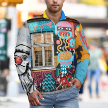 Lade das Bild in den Galerie-Viewer, Multi-Image-Design Herren / Männer Pullunder Sport POLO Shirt LM111 mit Foto Design Motiv Text selbst gestalten und bedrucken

