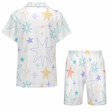 Lade das Bild in den Galerie-Viewer, Einzelbild-Design Kinder mit kubanischem Kragen Pyjama Set LM131 mit Foto Design Motiv Text selbst gestalten und bedrucken (Simple Design)
