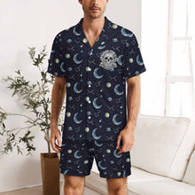 Lade das Bild in den Galerie-Viewer, Einzelbilddruck Herren Kurzärmliges Pyjama 2-tgl. Set LM135 mit Foto selbst gestalten und bedrucken

