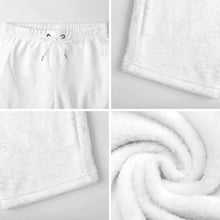 Lade das Bild in den Galerie-Viewer, Herren / Männer Plüschiger lockerer Zuhause Pyjamahose LM217 (Vorder und Rückenteil gestaltbar) mit Foto Design Motiv Text selbst gestalten und bedrucken
