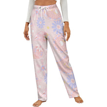 Lade das Bild in den Galerie-Viewer, Damen / Frauen Plüschiger lockerer Zuhause Pyjamahose LM218 (Vorder und Rückenteil gestaltbar) mit Foto Design Motiv Text selbst gestalten und bedrucken
