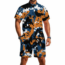 Lade das Bild in den Galerie-Viewer, Einzelbilddruck Kurzärmliger Jumpsuit LM427 für Männer / Herren mit Foto Text selbst gestalten und bedrucken
