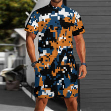 Lade das Bild in den Galerie-Viewer, Einzelbilddruck Kurzärmliger Jumpsuit LM427 für Männer / Herren mit Foto Text selbst gestalten und bedrucken
